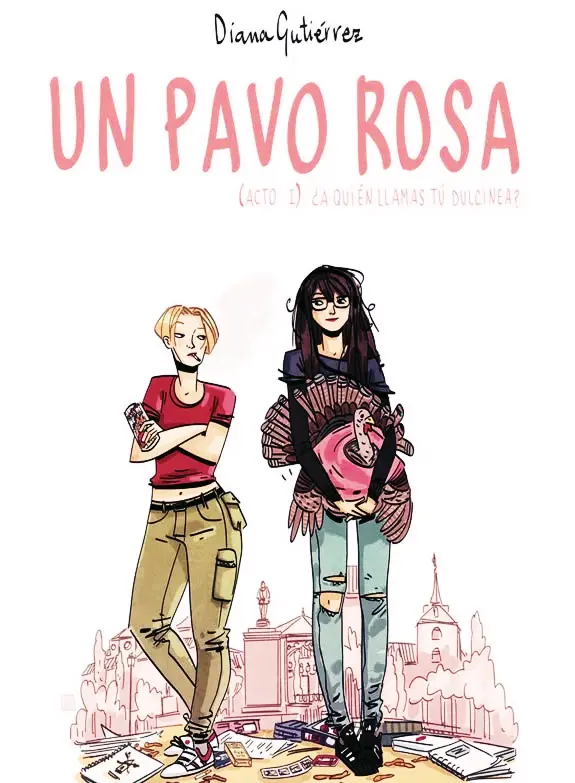 Un pavo rosa