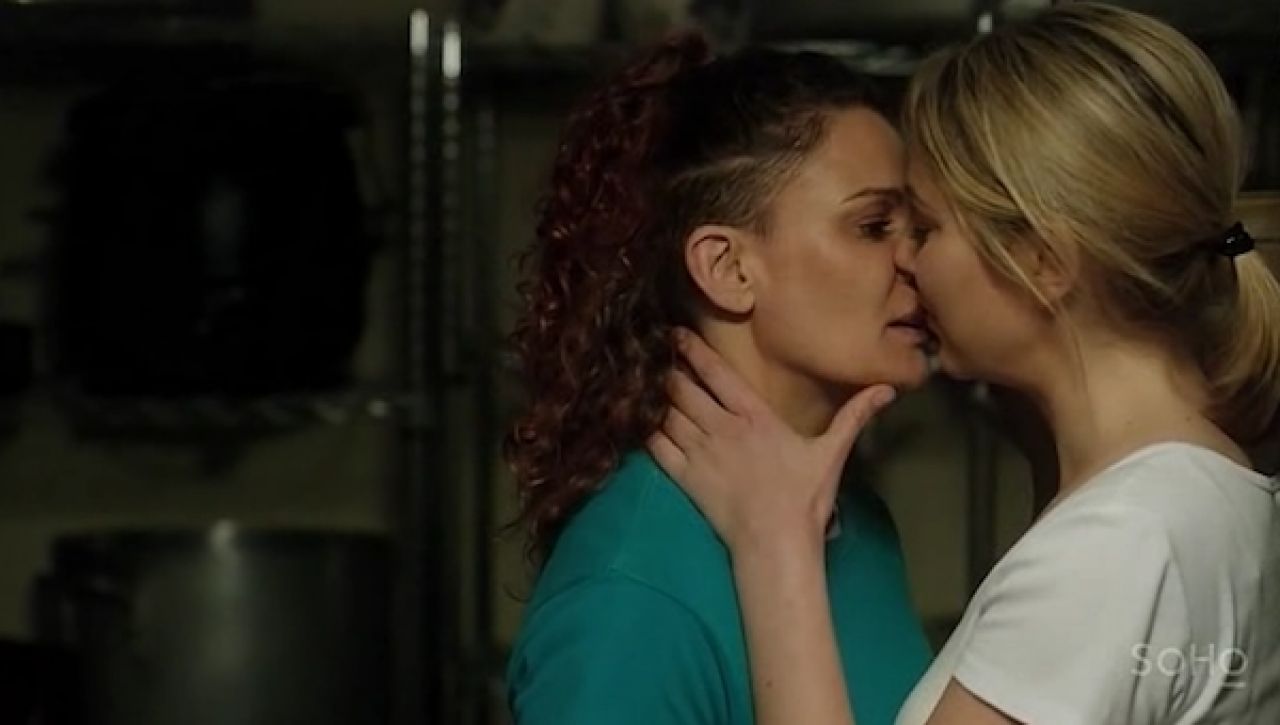 Lesbian filmler. Даниэль Кормак и Кейт Дженкинсон. Даниэль Кормак и Кейт Дженкинсон поцелуй. Би и Элли Вентворт. Уэнтуорт (2013).