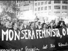 Miles de mujeres marcharon ayer en Valencia